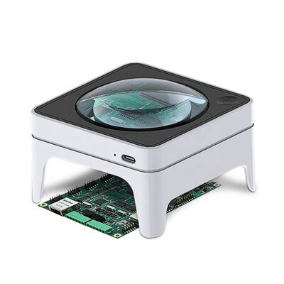 Preço da fábrica Wufan Mini 72mm K9 Lente Alumínio LED Screen Digital Headband & Handheld Pocket Jewelry Amplificador