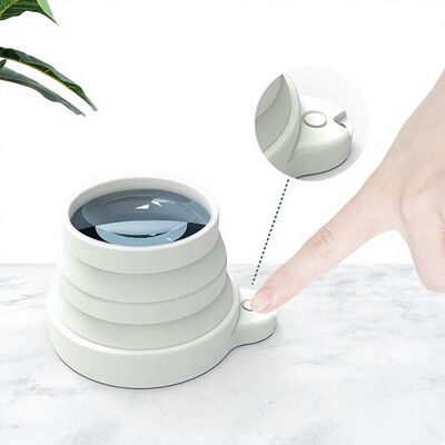 Lupa de cúpula K9 3X con luz, portátil, plegable, de plástico ABS para escritorio, con 14 LED brillantes para leer