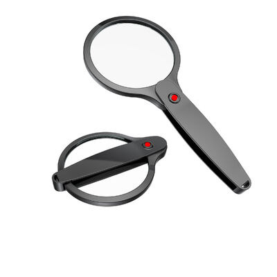 Buy High Quality Lightweight Portable Handheld Foldable Magnifier  with Acrylic Lens for Reading Small Texts, Jewelry Inspection online manufacture