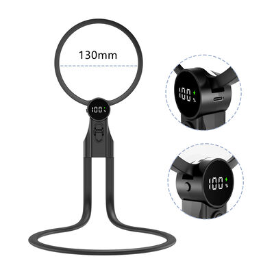 Buy Neck-hanging LED Magnifier with 3X+5X Magnification, 130mm HD PMMA Lens, and Rechargeable LED Light online manufacture