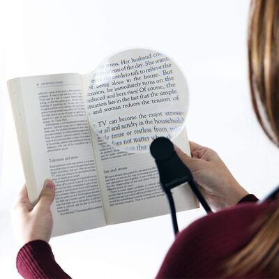 Buy Ergonomic Magnifying Glass Silicone Lightweight Magnetic for Desktop Reading & Handicraft Detail Work online manufacture
