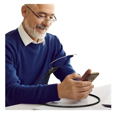 comprare Lente d'ingrandimento 3 in 1 da appendere al collo con lente in PMMA per leggere e creare lavori a mani libere fabbricazione online