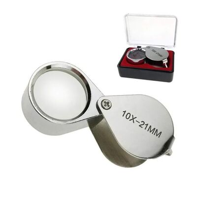 acheter Mini Petite Pliante Métal Bijoux Antique Diamant Connaisseur Poche 10x21mm 20x21mm 30x21mm Loupe Diamant Loupe Joaillier fabrication en ligne