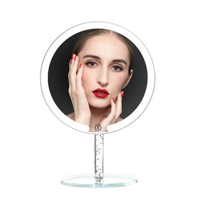 Beli Cermin Rias Menyala Cermin Pembesar Dua Sisi Isi Ulang Cermin Rias Dengan 3 Lampu LED pembuatan online
