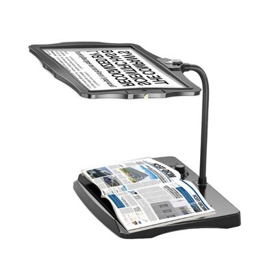 comprar Lupa de escritorio LED Nuevo lanzamiento Material PMMA Pantalla horizontal y vertical Cambio arbitrario Asistente de lectura Fabricación en línea