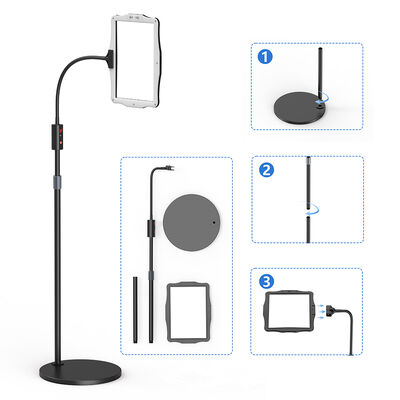 comprar Lupa LED de altura ajustable con lente PMMA para tareas de lectura montadas en el suelo Fabricación en línea