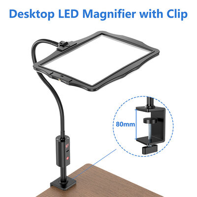 Mua 1.8X Lúp kính lớn có thể điều chỉnh với 48 đèn LED để sửa chữa chi tiết và làm đồ trang sức sản xuất trực tuyến