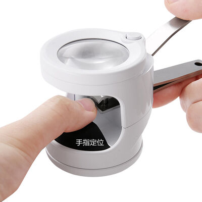 Buy Desktop Magnifier With LED Light Safety Portable Sharply Baby Nail Clipper Magnifier online manufacture